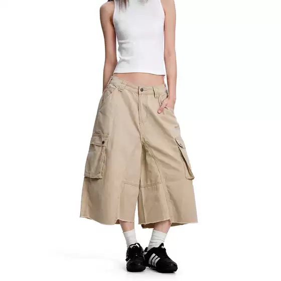 Verborgen Melard Multi-Pocket Cargo Pants for Men and Women, American-Style Heavy-Duty Loose Straight-Leg Slimming Pants