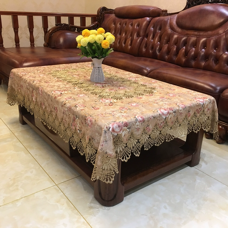 Phong cách châu Âu chiếu bảng bảng cà phê vải khăn trải bàn ren vải phong cách phòng khách hình chữ nhật nhà tối American vải bảng - Khăn trải bàn tấm trải bàn nhựa
