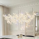 Crystal Chandelier Restaurant Lamp Flower Chandelier Light Luxury Italian Designer Dining Room Lamp High-end Art Bar Island Table Lamp
