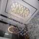 Crystal Butterfly Chandelier for Dining Room, Light Luxury, One Curtain, Dreamy Hotel Bar Island, High-End Italian-Style Villa Duplex Lighting