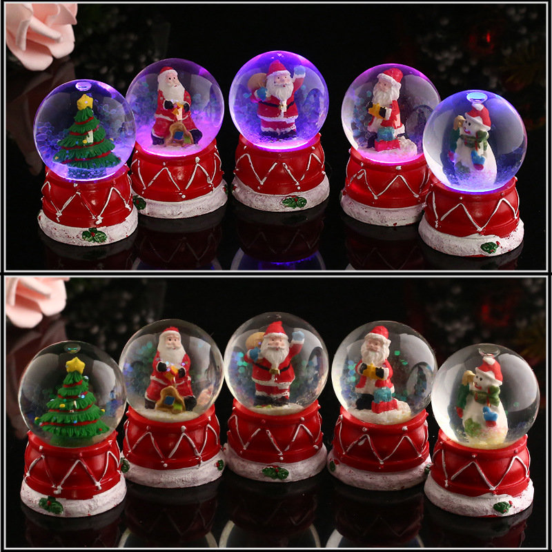 Christmas Children Gift Christmas Decorations Swing Piece Christmas Shine Resin Glass Jersey Christmas Gift Trim Supplies