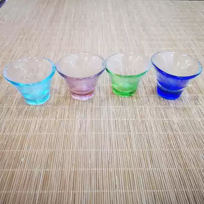 Japanese Sushi Sashimi decoration dry ice small Cup high-grade Creative Glass small glass wine glass