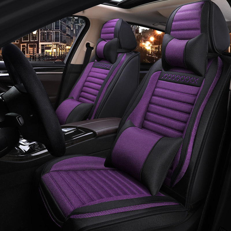 2020 famous barons MG6 hatchback New energy EZS breathable full-bag car cushion Wellness Hemp Cloth All Season Seat Cover