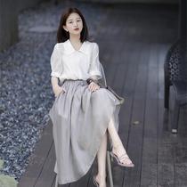 Zhenzhi Dingxin 2023 new high-end light luxury cold style high-end womens suit French first love sweet connection