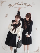 (Tsukino HOUSE) Original Genuine *Cha Yuzhong* Autumn and Winter Atmosphere Gemini Sailor Suit Winter Clothes JK