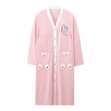 Пижама, послеродовой топ с чашечками для беременных, хлопковая простыня, осенняя юбка для молодой матери для кормящих грудью, платье