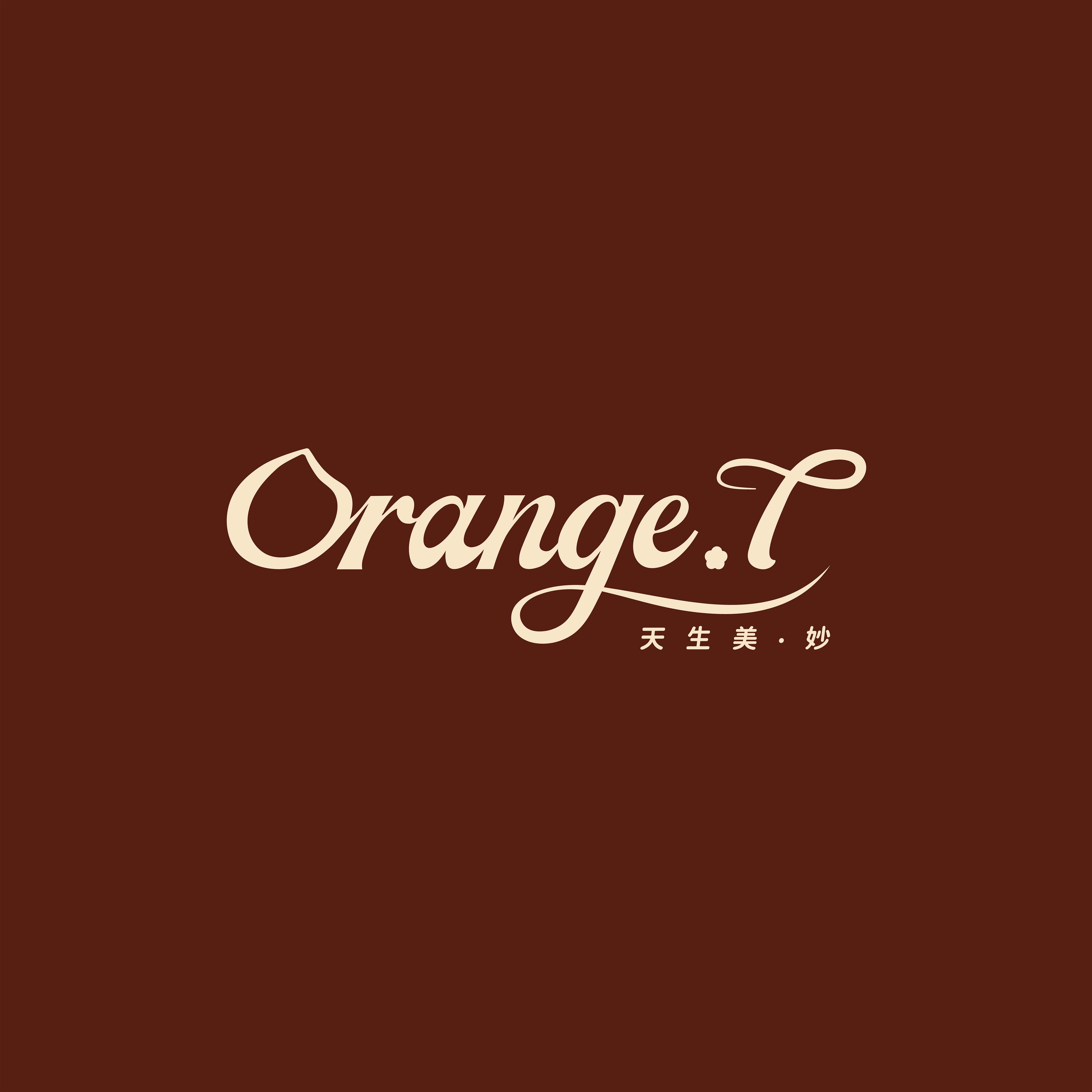 ORANGE T橙棠美妆店的LOGO