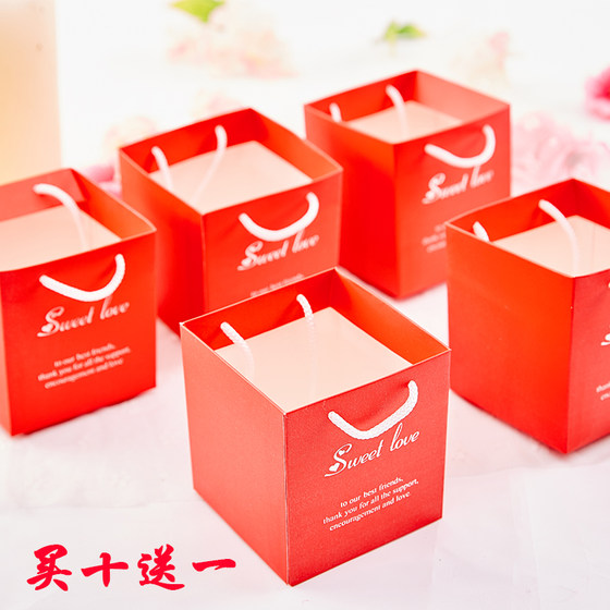 小号红色圆形喜糖盒配套纸手提回礼袋结婚婚庆用品欧式礼品袋包邮