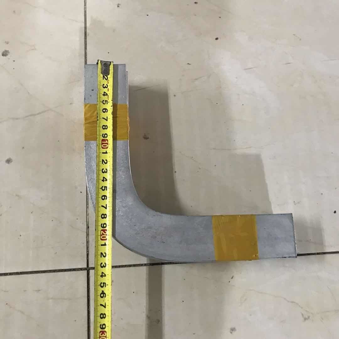Galvanized flat iron elbow 90 degree flat steel elbow flat iron grounded flat iron flat bend hot dip galvanized flat steel horizontal