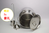 Milk Barrel Stainless Steel Edible Oil Barrel Sealed Tank Storage Barrel Wine Barrel Peanut Tea Leaf Jars For Commercial Transport Fermentation Barrels