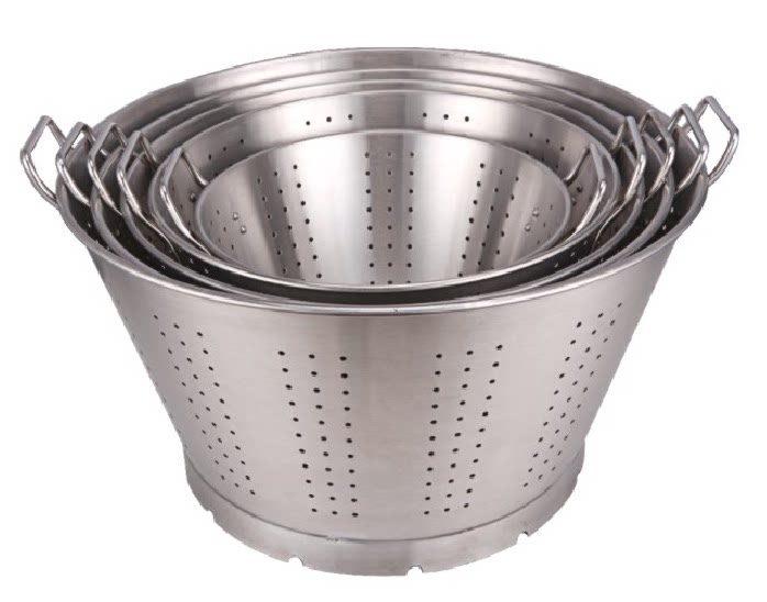 Stainless Steel Filter Drain Basket Drain Basin Vegetable Filter Vegetable Basket Wash Vegetable Basin Frosted Steel Commercial Household Drain Bucket