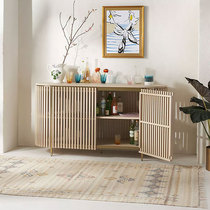 American light lavish dining side cabinet integrated by wall high cabinet rear modern wind high-end wine cabinet restaurant solid wood tea water lockers