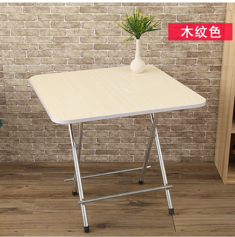Bàn gấp nhỏ kích thước nhà gấp bàn đơn giản ngoài trời quầy hàng có thể gập lại bàn vuông bàn ăn tối di động - Bàn mẫu bàn học đẹp nhất