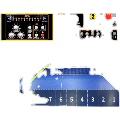 Рыбы настольный теннис отправлять машину E8 Обнаружение Профессиональное обучение Поле сержанта взаимного типа Сержант