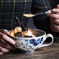 Zongshan Kiln Japan imported ceramic cup boutique Lahua Cup hand-painted coffee cup home mug water Cup