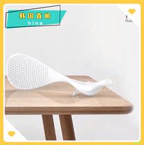 Korean fluidic rice spoon rice shovel vertical white simple hygiene non-stick rice home light