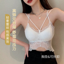 Xia (the season burst) Net red pop style beauty back underwear sexy lace slim fashion double Rong shop