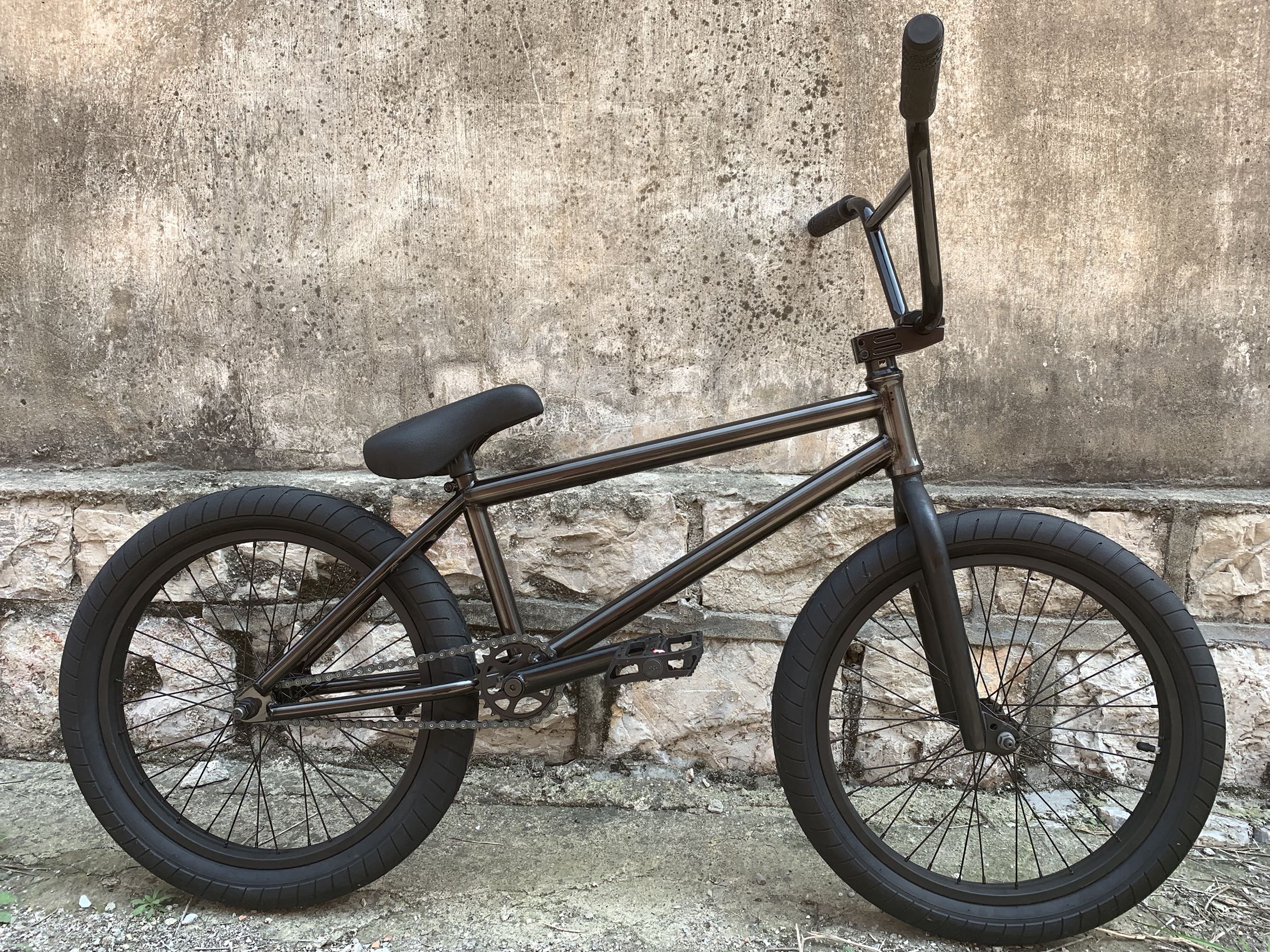 American brand Kink bmx downhill BMX professional high-end assembly vehicle transparent black