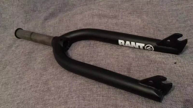 Shadow's Rant Bmx Twin Peaks Full 4130 Front Fork, Black, Special Offer Shadow's Rant Bmx Twin Peaks Full 4130 Front Fork, Black, Special Offer