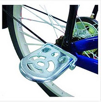 Bike foot pedal rear foot pedal rear axle cushion foot pedal guard footrest thickened children footbed plate