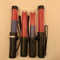 Traffic baton 26 29 long rechargeable handheld led concert light stick two-color fire warning signal stick