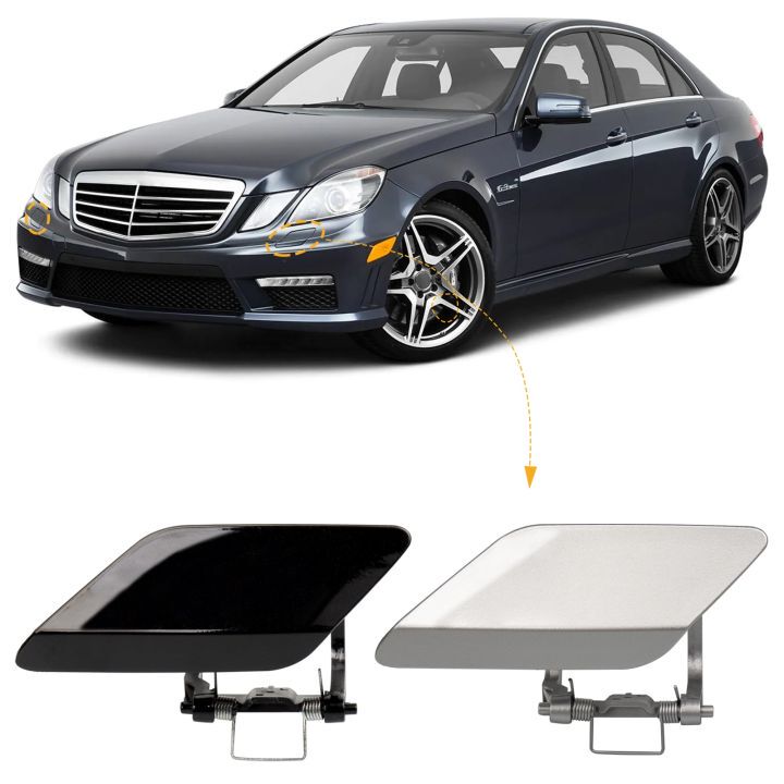Suitable for Mercedes-Benz E-Class W212 Headlight Washer Cover E200E260 Front Bumper Trim E280E300L Cleaning Cover Suitable for Mercedes-Benz E-Class W212 Headlight Washer Cover E200E260 Front Bumper Trim E280E300L Cleaning Cover
