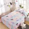 Naked cotton one-piece bed Single night bed double bed single Polyester fabric skin-friendly bed single thickened super soft