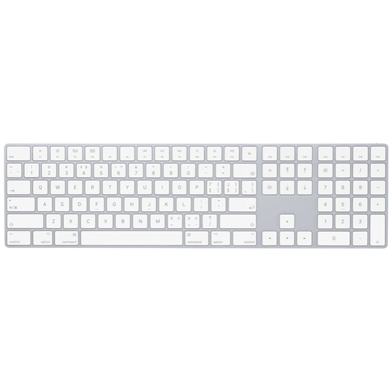 Пульт цифровой клавиатуры Apple Magic KeyBoard, замечательный управляемый клавиатурный Bluetooth беспроводной оригинальный клавиатура роста клавиатура
