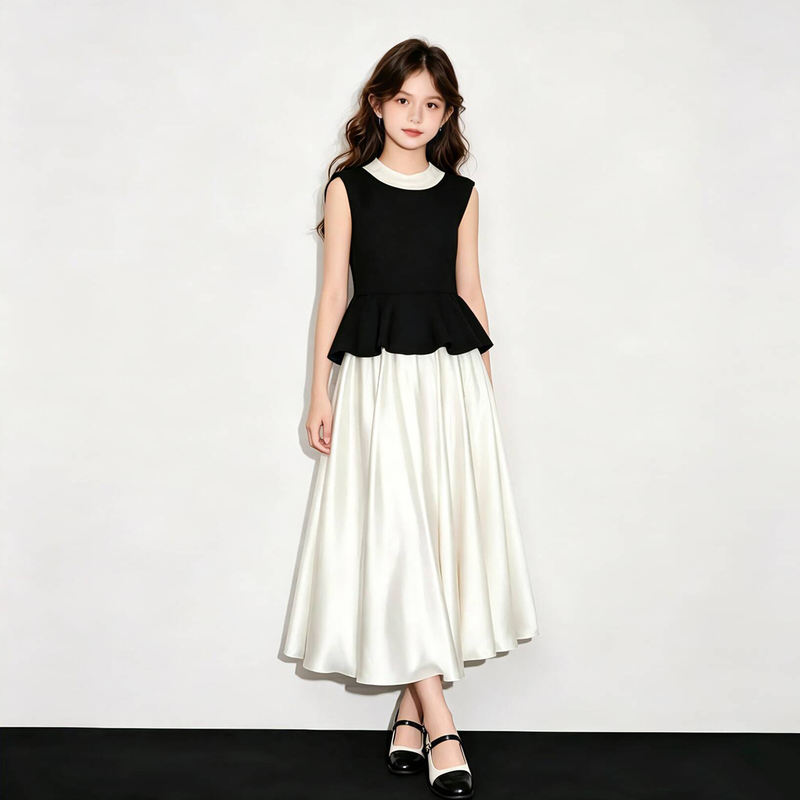 Elegant Girls' Clothing Model Catwalk Performance Costumes Children's Host Piano Violin Evening Dress Girl's Birthday Dress Elegant Girls' Clothing Model Catwalk Performance Costumes Children's Host Piano Violin Evening Dress Girl's Birthday Dress