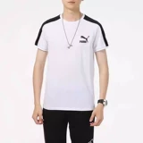 Puma, спортивная летняя футболка для спортзала, короткий рукав, для бега, свободный крой