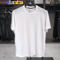 Adidas, летняя быстросохнущая дышащая спортивная футболка для спортзала для тренировок, короткий рукав, для бега