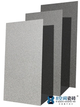 Panshi gray brushed surface through brick 600 1200 groove texture brick guest restaurant garden engineering background wall tiles