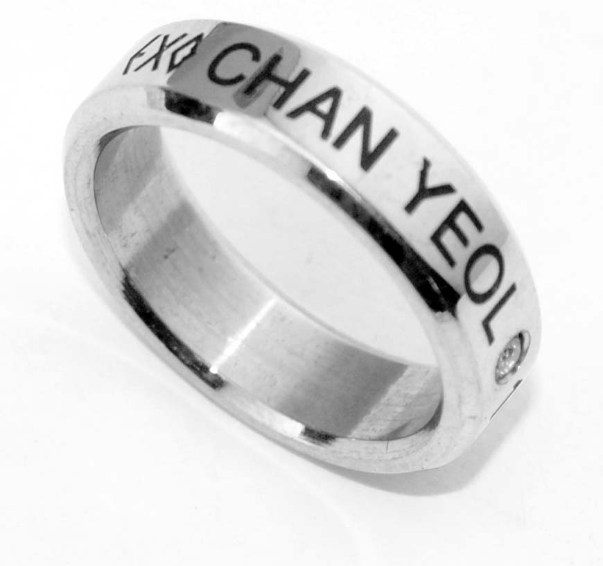 Bất khả kháng Mạnh Rui Wang Bowen Cheng Yi Zeng Yi cùng một đoạn thép titan DIY vòng chữ tùy chỉnh vòng cổ nam nữ nhẫn titan