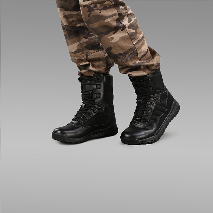 Boots militaires pour homme - porter - Ref 1398032 Image 6