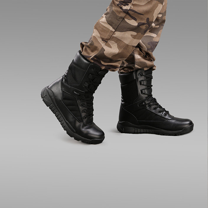 Boots militaires pour homme - porter - Ref 1398032 Image 8