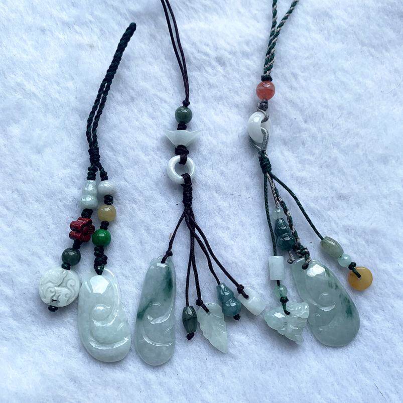 福袋 ストラップ かわいい瓢箪 本翡翠 ヒスイ 艶美麗 誕生日プレゼント 本物保証 福袋 ストラップ 瓢箪 本翡翠 氷種ヒスイ 艶美麗 誕生日プレゼント