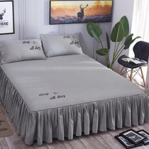 2022 new anti-slip protective sleeves bed linen bed-wide cotton bed cover single piece pure cotton mat dream bed hood bed skirt type