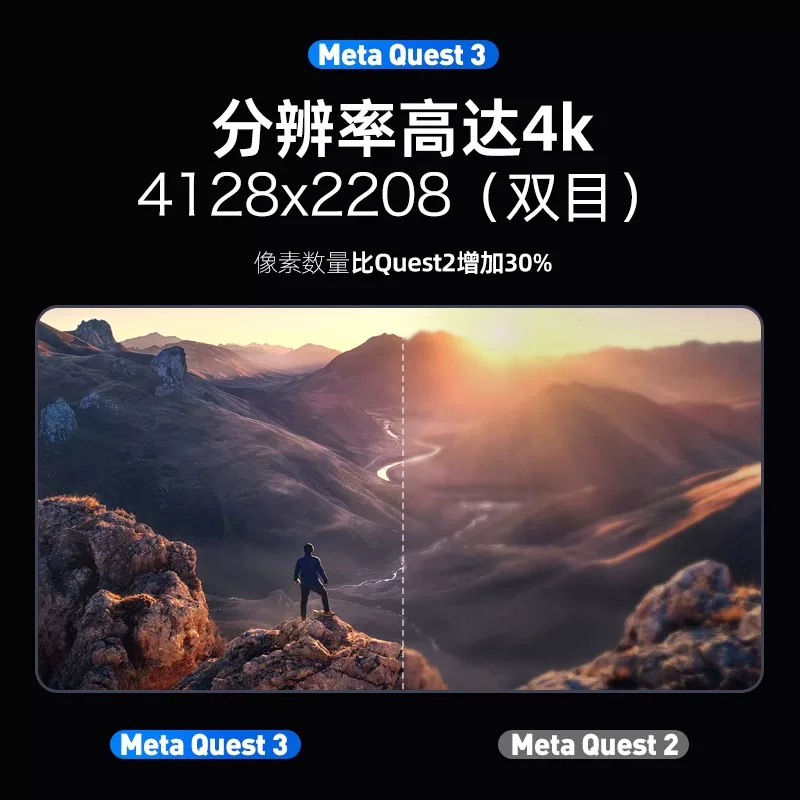 VR‑шлем Meta Quest 3S / Quest 3, 128–512 ГБ, автономный, опции: элитный ремень и стрим‑кабель