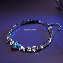 Spanish UNOde50 Dream Blue Water Special Cabinet Blue Crystal Necklace Send Mom Girlfriend Hand