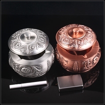 Ashtrays Creativity Personality with lid Living room Large number retro Eurostyle Birthday Business Hotel Ktv Gift