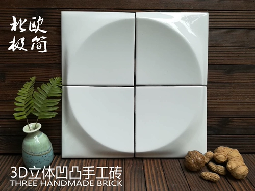 Новый продукт горячая продажа северной трехмерной трехмерной грудастой кирпичной кирпичной кухонной ручной работы