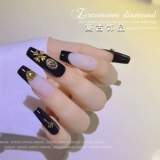 Ретро смешанный металлический аксессуар для маникюра, украшение для ногтей, в стиле панк