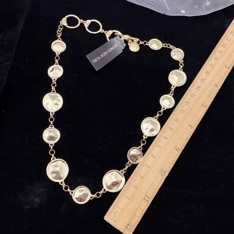 5Necklace Simplicity Versatile fashion temperament Inlaid diamond atmosphere personality Retro Port style new pattern tide ce519