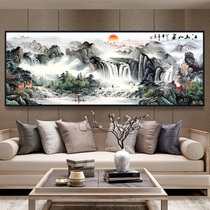 5d diamond painting living room large landscape painting scenery picturesque rising sun dot diamond cross stitch full diamond new style