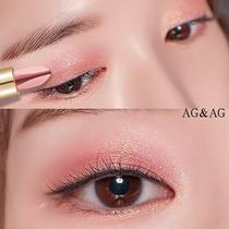 Two-color eyeshadow stick for beginners matte makeup lazy eyeshadow palette earthy color not easy to remove makeup pearlescent