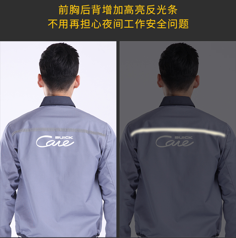 Buick overalls mới phù hợp với xe nam 4S cửa hàng sửa chữa xưởng sửa chữa tay dài máy dịch vụ sửa chữa mùa thu dịch vụ sửa chữa ô tô áo thể thao
