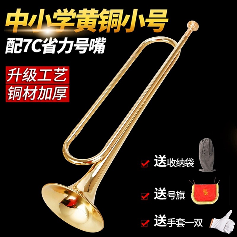 LeMei 学生用トランペット、プロ用金管楽器、青少年用トランペット、ビューグル、ホルン、子供用トランペット、B♭キー