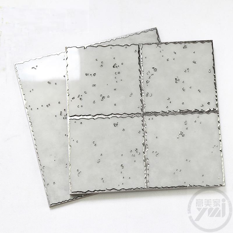 Powder room tiles gold-plated gray polished crystal tiles 300*300 TV background wall kitchen and bathroom tiles balcony non-slip floor tiles