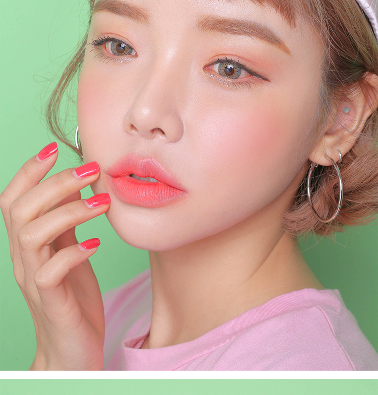 2018 Hàn Quốc 3CE chính hãng blush air cushion blush nước xoài màu sắc dưỡng ẩm dạng lỏng cushion blush - Blush / Cochineal phan ma