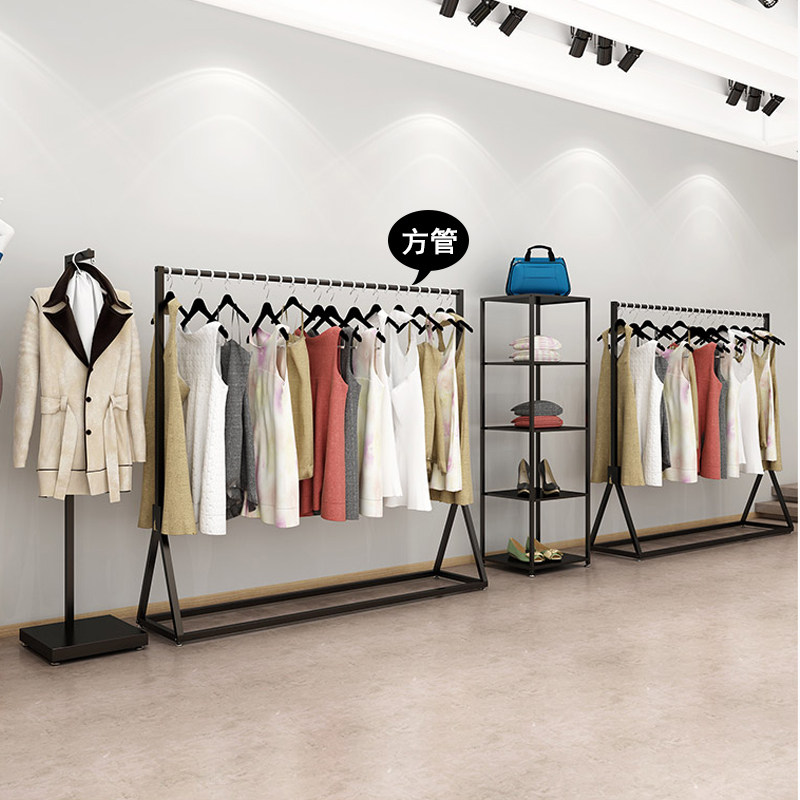 Jane Iron Clothing Show Frame Floor Wedding Show Handle Dragon Garment Store Rack